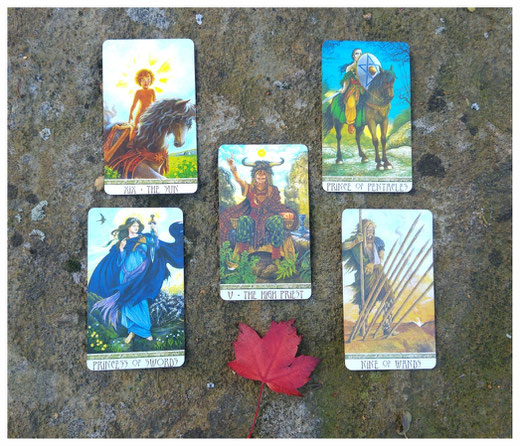 The Druidcraft Tarot by Philip & Stephanie Carr-Gomm, illustrated by Will Worthington