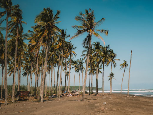 Medewi beach in Jembrana, Bali