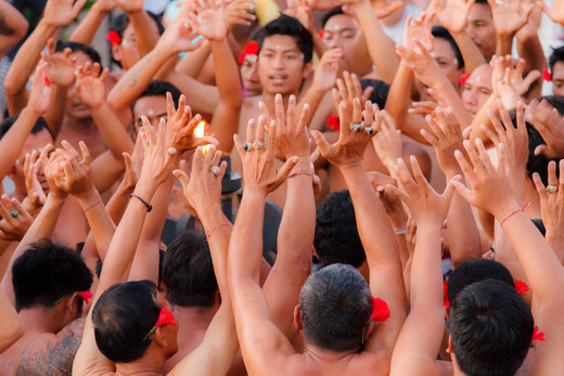 Kecak dance performance near the Uluwatu Temple