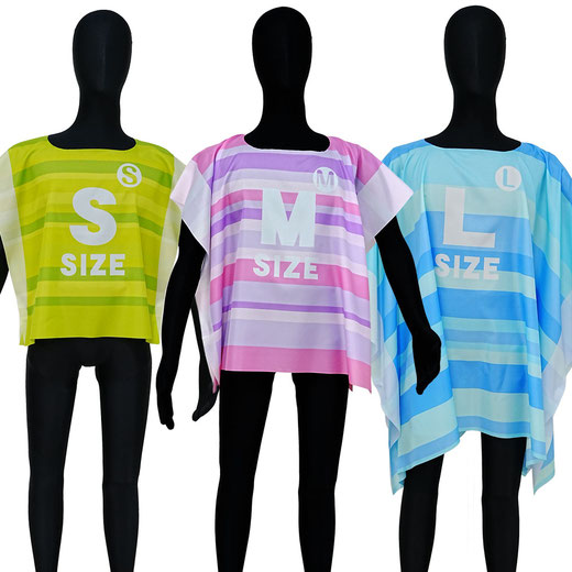 シンプルポンチョ