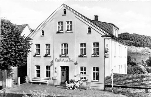 Der Gasthof zur Post in den fünfziger Jahren