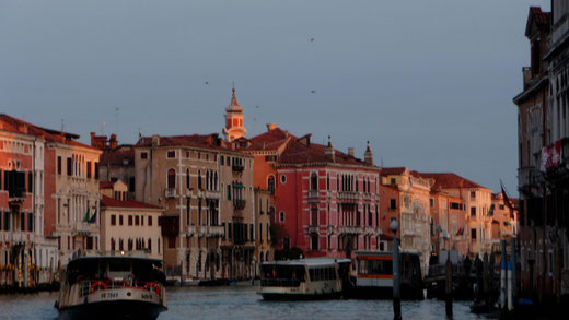 Abendstimmung auf dem Canale grande