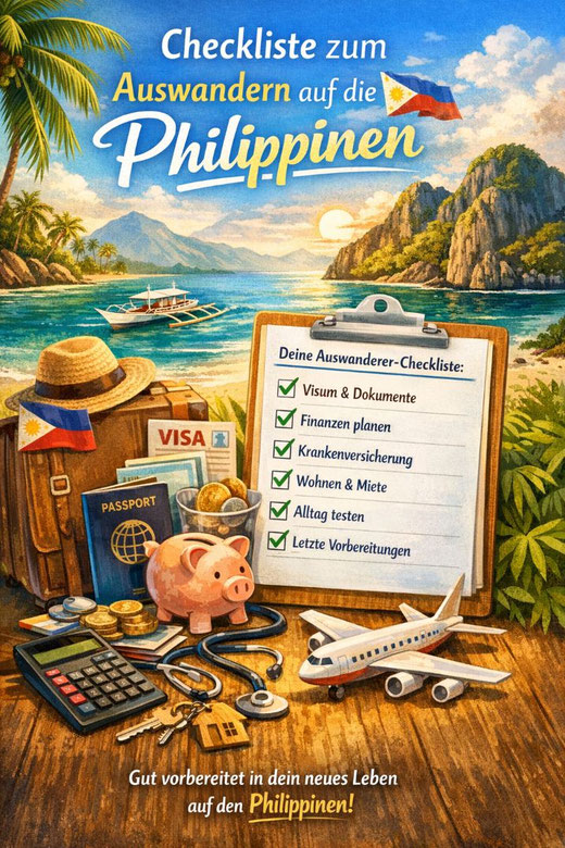 Checkliste für Auswandern auf die Philippinen