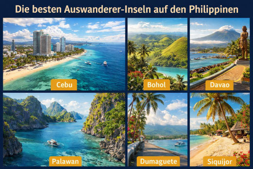 Die besten Inseln zum Auswandern auf die Philippinen