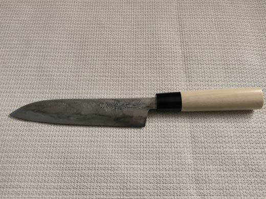 ssx2673　備前長船　「刀工祐定」日本刀包丁　刃渡り18CM 日本刀包丁～ - 備前長船日本刀製作所：岡山県で日本刀・日本刀包丁を制作