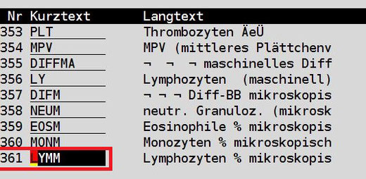 Ärzte Praxisverwaltung Praxissoftware MFA Arzthelferin Laborblatt Werte in Laborblatt ändern Abkürzungen Laborblatt