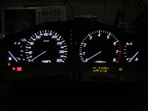 まみ 30セルシオ後期メーター メーター若返りました（トヨタ