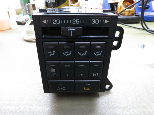 クラウンセダン GS130 エアコンパネル(アンプ)修理 55900-30641(146430