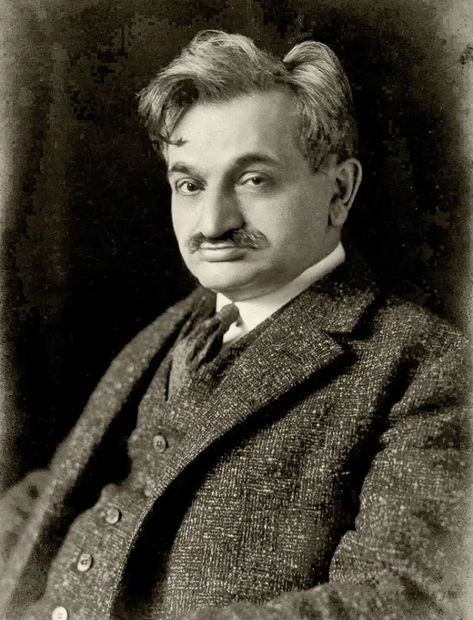 Ex-Weltmeister Emanuel Lasker (Bildaufnahme ca. 1920)