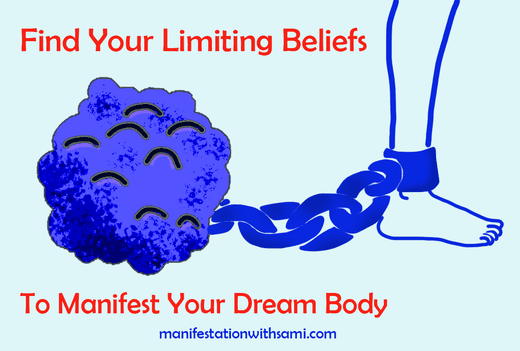 Find your limiting beliefs if you want to lose weight with the law of attraction.