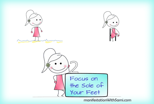 Technique 1 to boost your present moment awareness is focusing on the sole of your feet.