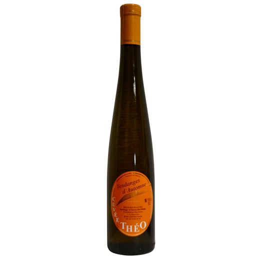 Vin blanc doux vendange tardive exceptionnel et rare aux note de fruits murs et confits. Idéal pour accompagner un foie gras, apéritif, dessert idéal pour accompagner du chocolat production local près de Clisson l'Italienne, à coté du château de Clisson