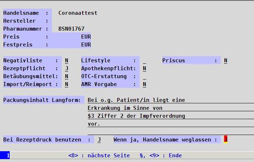 corona praxissoftware covid covid19 praxisprogramm praxisverwaltungssoftware programm arzt Atrztsoftware coronatest coronaattest