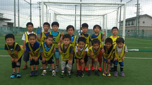 初めての対外試合の子も多かったけど、楽しめたかな? みんないい笑顔だったよ。
