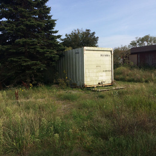 Mein Schreibcontainer auf Hiddensee (Foto: b. schaefer)