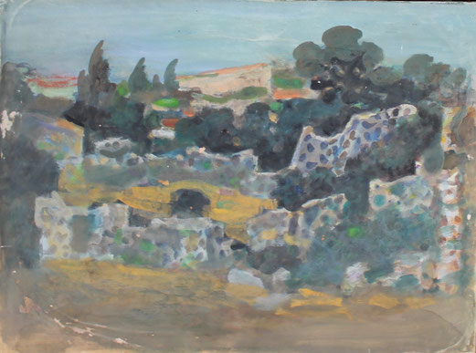 Jean Milhau, Paysage murettes (480x640)