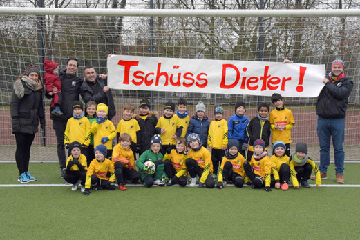 (März 2018) Bambini 3 und Bambini 1 sagen gemeinsam "Tschüss Dieter"