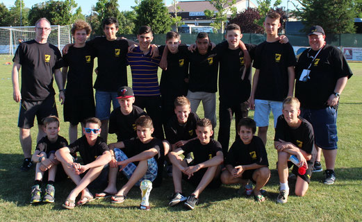 TuS C-Jugend beim U15-Turnier der Trofeo Delfino in Rimini, Pfingsten 2014. - (Foto: abo).