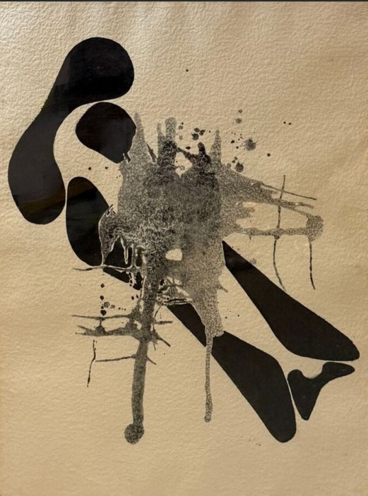 Agustín Cárdenas, Encre et Lavis, signée et datée , expose à la galerie agnès Thiébault, Paris