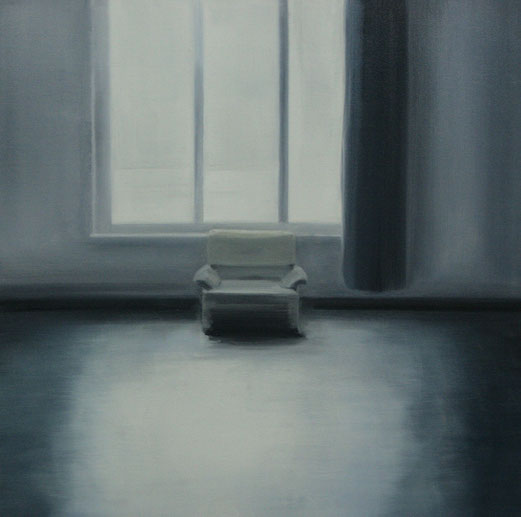 Platz am Fenster 80x80cm 2008 oil on canvas