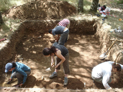 Proceso de excavación