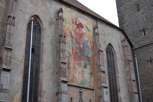 Kirchenkunst in Meran.