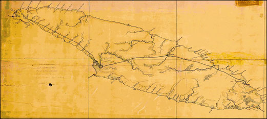 Carte originale de Joseph Bureau en 1895