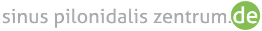 logo and link to the sinus pilonidalis center in berlin. COPV Berlin