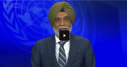 UN Undersecretary General Amandeep Gill delivers remarks at CAIDP, April 3, 2025