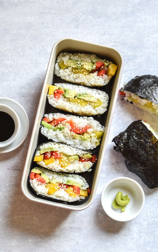 Sushi Sandwich, Reis aus dem Thermomix, vegetarisch, vegan machbar