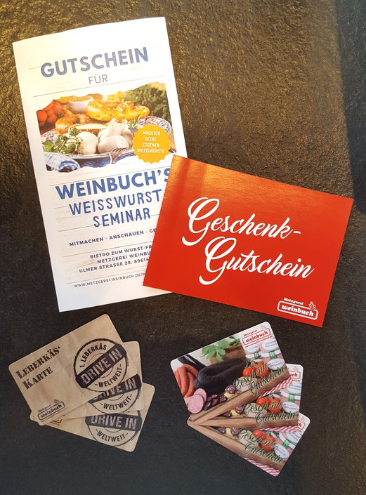 Geschenkgutscheine