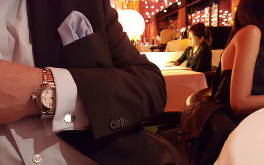 Bild: Manschettenknöpfe im Tantris in München von Morent Exclusive Accessoires