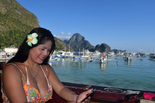 El Nido-Restaurant am Strand