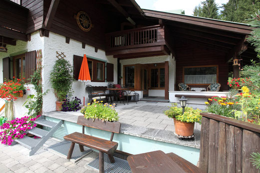 Unsere Terrasse - Haus Erika