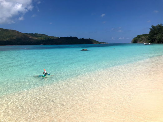 Easybreath a Curieuse Island, Praslin