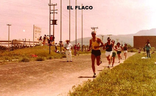 ALEJANDRO GONZALEZ "EL FLACO" , Corriendo en Cd. Sahagun, Hidalgo 
