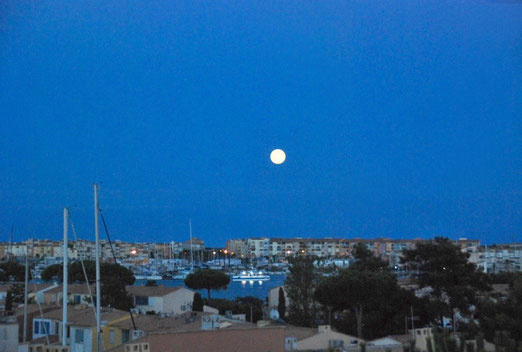 13. Juli 2014 - Vollmond am Hafen