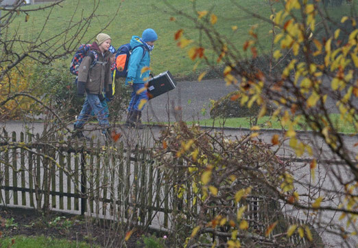 11. November.2014 - Schulweg im Herbst