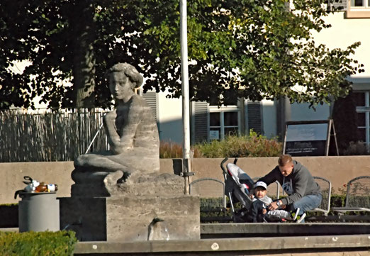 Vater mit Kind, Denkmal, Bamberg