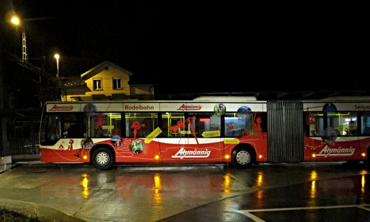 Atzmännig, Bus, Werbefläche