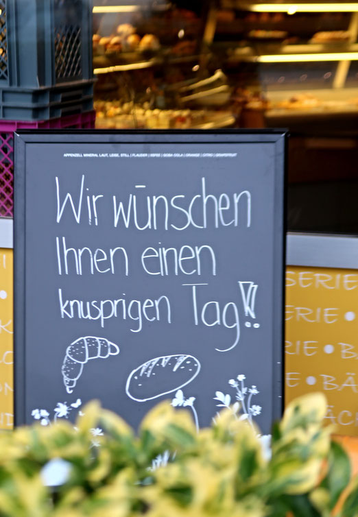 10. März 2019 - Das Motto der Dorfbäckerei