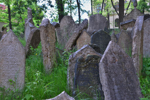 10. Mai 2019 - Vor 500 Jahren gestorben. Jüdischer Friedhof in Prag.