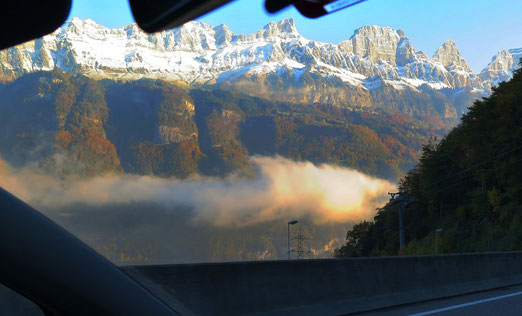 Walensee, Churfirsten Schweizer Berge