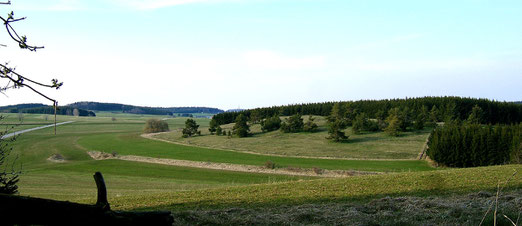 Albhochfläche auf dem Großen Heuberg, Foto: Wildfeuer, Lizenz: Creative Commons Attribution-Share Alike 3.0 Unported