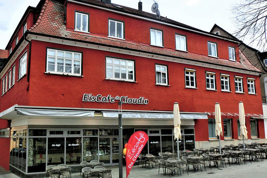 Das Gebäude der damaligen Filiale in der Neckarsteige 4, Nürtingen, im Jahr 2020. Foto: Anne Schaude