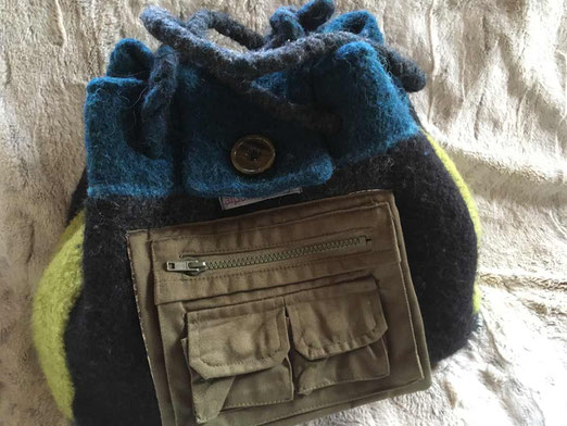 Filztasche Design: Bergsee