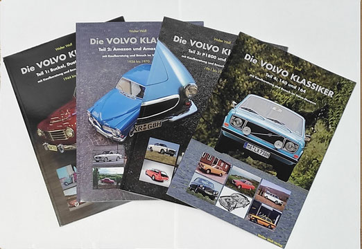 Die neue Serie: Band 1 -4  "Die Volvo Klassiker"