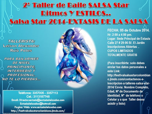 Segundo Taller Salsa Star 2014. (dar Click en Imagen para ampliar)