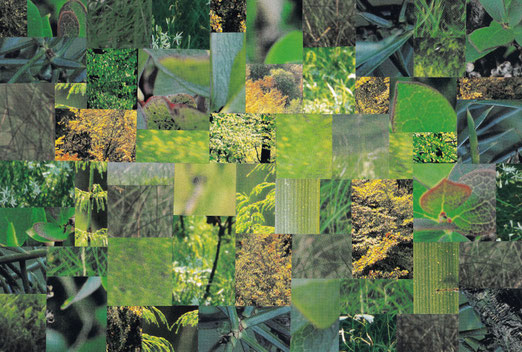 Papiercollage von Klaus Becker, Kassel