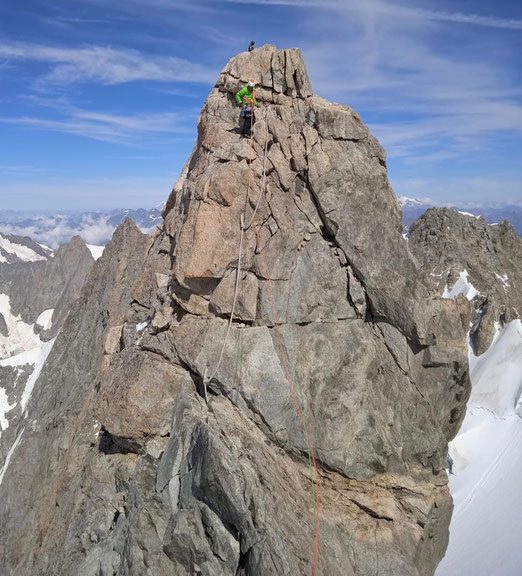 Hochtouren, Mont Blanc, Torinohütte, Rifugio Torino, Courmayeur, Chamonix, Dent du Géant, Géant Branché, Glacier du Géant, Petit Flambeau